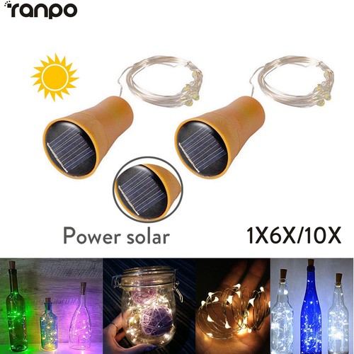 Led solar weinflasche - led,
