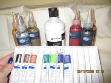 Acryl Farben  - 14 Stück - Restfarben