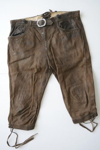 Vintage lederhose handarbeit - lederhose,
