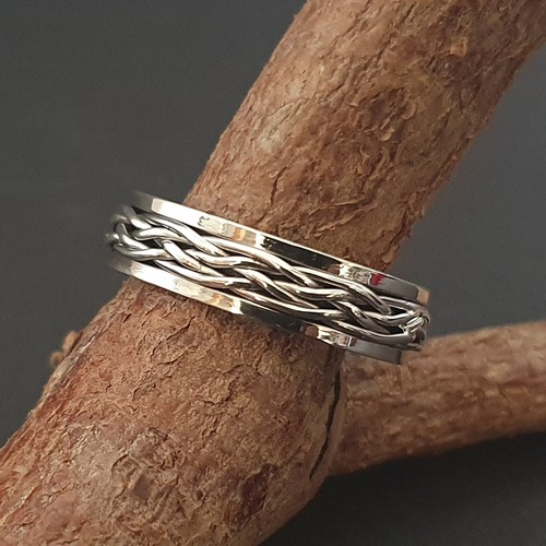 Drehring silber 925 silberring - 925,