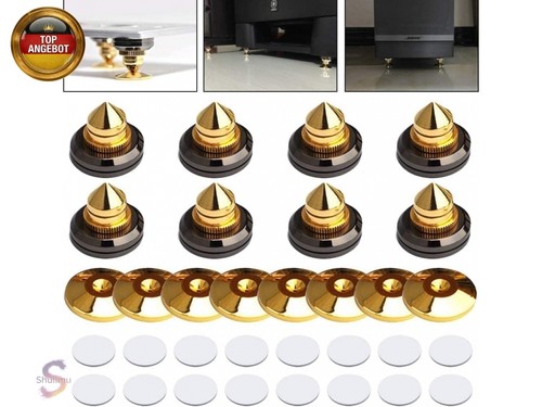 Set vergoldete lautsprecher - set,