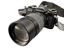 REVUEFLEX AC2 Spiegelreflexkamera Kamera Auto Revuenon MC 1 : 3,5 f = 200 mm