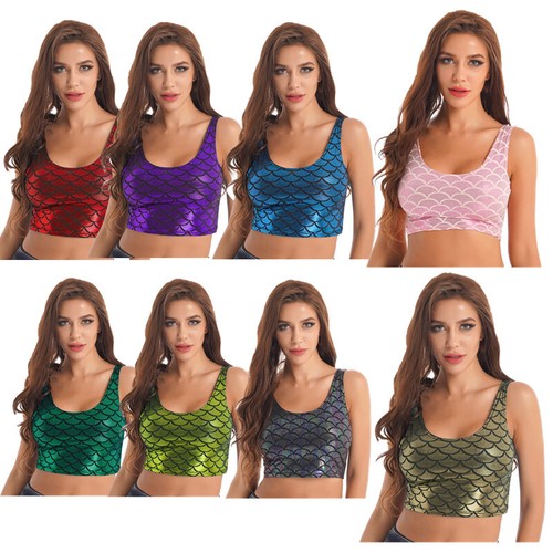 Damen weste metallisch tanktop - damen,