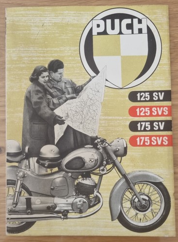 Prospekt broschüre puch 125 - broschüre,