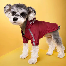 Wasserdichte reflektierende Hundejacke Winter Fleece Mantel für kleine Hunde