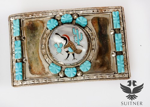 Rare zuni navajo buckle - rare,