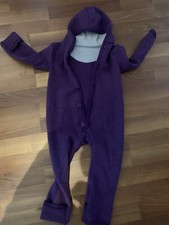 Disana Walkoverall aus Schurwolle Größe 86/92 lila