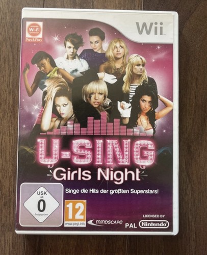 Wii sing girls night - u,