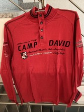 Camp David Pulli Baumwolle Herren  Gr. XL Guter Zustand Rot