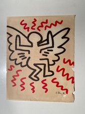original Lithografie Keit Haring 1982   Bayer- Suite 1982