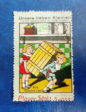 CLEVER STOLZ SANNEN-MARGARINE Reklamemarke Werbemarke (13296)