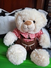 Teddy Bär in bayrischer Tracht sitzend ca. 18 cm - Oktoberfest - Sammlerobjekt