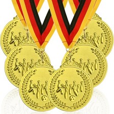 6 Stück Bowling Medaillen