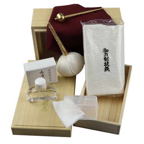 Large piece sword care - care, set