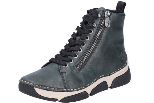 Rieker boots tanne - boots, tanne/grün-blau