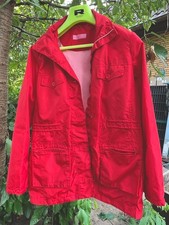 TCM, Regenjacke / Windjacke mit Kapuze, Größe  40/42  Knallrot