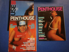 Penthouse Männer  Magazine  8  Hefte  zw. 1985 und  1987
