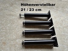 4x Höhenverstellbarer Metall