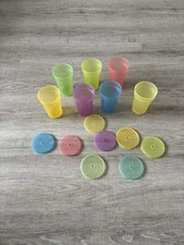 Tchibo Kinderbecher Plastikbecher, Trinkbecher 7 Stück
