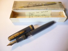 alter seltener Füllfederhalter TROPEN 200 Splendid grau mit Feder M Original-Box