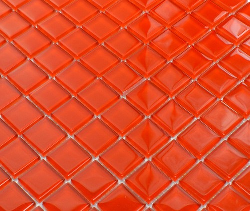 Orange glasmosaik mosaik - orange, glasmosaik,