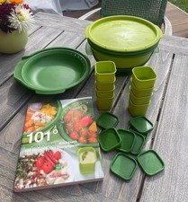 tupperware dampfgarer micro gourmet + Kochbuch + Förmchen