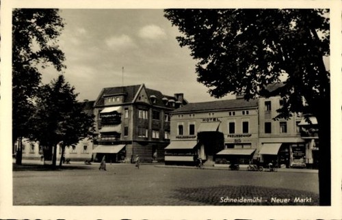 Piła schneidemühl - ak,