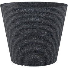 Scheurich Coneo 40 Pflanzgefäß granit Blumentopf Topf innen außen 38,5cm schwarz