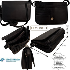 Echtes Leder Systemtasche Umhängetasche Schultertasche Handtasche Crossover