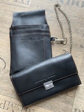 Marco Amrini Kellner Portemonnaie Leder Kellnertasche Kellnerbörse