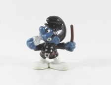 Schlumpf Schlümpfe == 2.0123 == Polizist Uniform schwarz Schleich smurf
