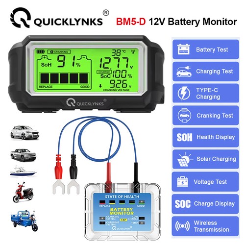 Quicklynks solar 12v batterie - quicklynks,