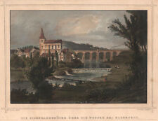 Wuppertal Sonnborn Original Stahlstich Foltz 1855