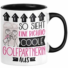 Golfpartnerin Geschenk Tasse