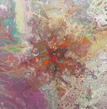 ORIGINAL Acrylbild Fluid