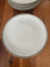 Bavaria Winterling Kirchenlamitz Kuchenteller Porzellan Weiß/Gold Ø19,5cm.x2cm.H