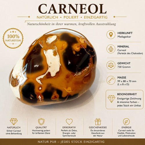 Carneol karneol naturstein 730 - karneol,