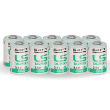 10x Saft Lithium 3,6V Batterie