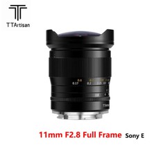 TTArtisan 11mm F2.8 Ultra-Wide Fisheye Camera Lens Manual Focus for Sony-E Mount