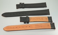 Mühle Glashütte - Original - Lederband - 18 mm dunkelblau - NEU - vom Händler