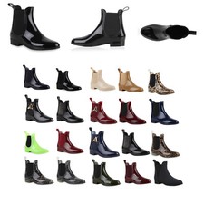 Damen Lack Stiefeletten