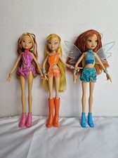 Set of 3 Winx club dolls