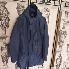 SCOTCH & SODA Herren-Wachsjacke Mit Kapuze   Gr. XL  Farbe Rauchblau  Neuwertig 