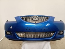 Mazda 3 BK orig Stoßfänger Stoßstange vorn NSW 27B Montrealblau Met Bj 2004