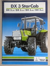 DEUTZ-FAHR DX 3 StarCab 3.65 3.60 3.50 3.30 Traktoren Prospekt Schlepper KHD