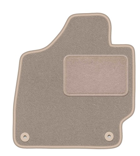Fahrer fußmatte velours beige - velours,