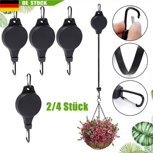 Einziehbarer blumentopfhaken - einziehbarer,