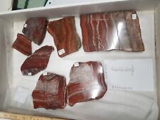 7x Trümmer Achat Bandachat