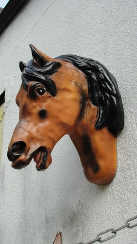 Pferdekopf wandrelief büste - pferdekopf,