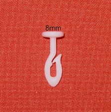 Gardinenhaken Steckgleiter 8mm